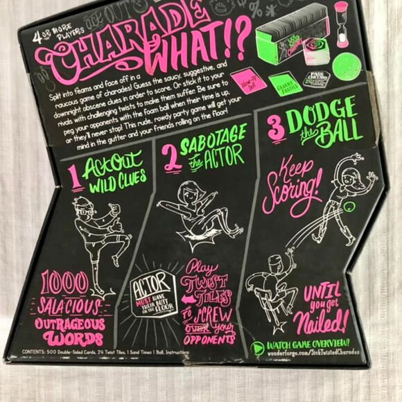 Sick & Twisted Charades Complete Adult Party Game - Picture 9 of 9